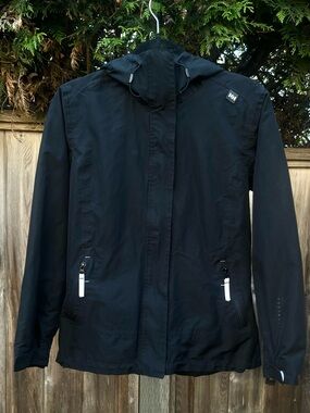 Helly Hansen Women’s Black Helly Tech Waterproof Rain Jacket Size S